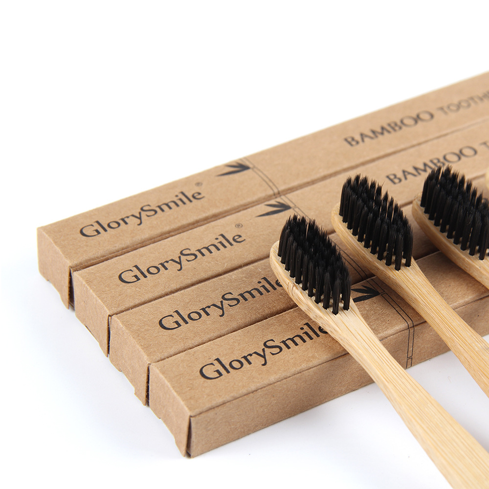 Bamboo Toothbrush - 1/4 stuks bamboe tandenborstels - BPA-vrije