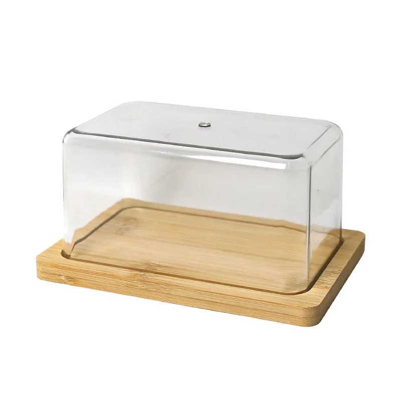 Bamboo Cutlery - Nordic aanrecht bamboe boterschotel plaat met