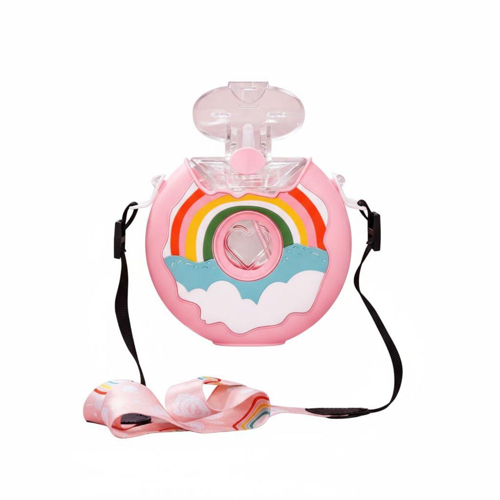 Reusable Bottle - Donut-vormige, lekvrije drinkfles met riem voor