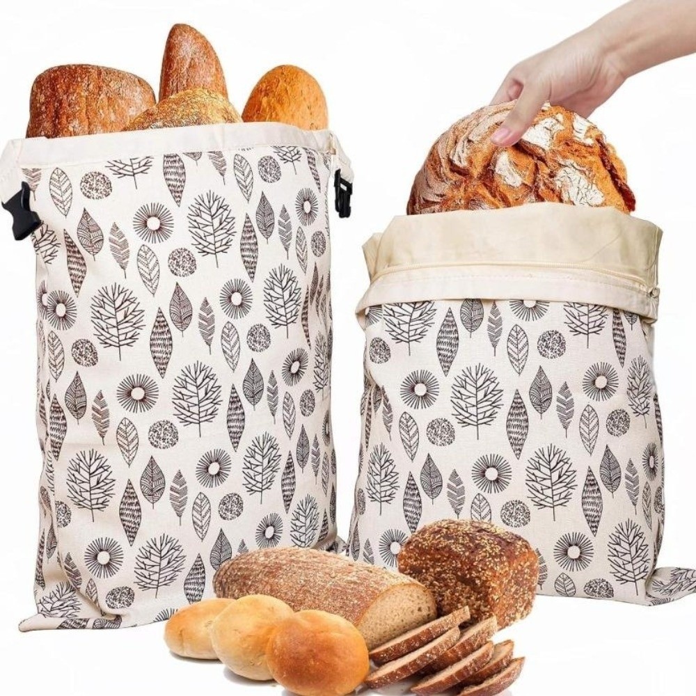Reusable Bag - Herbruikbare bijenwasbroodzakken, bijenwas gecoate zakken met