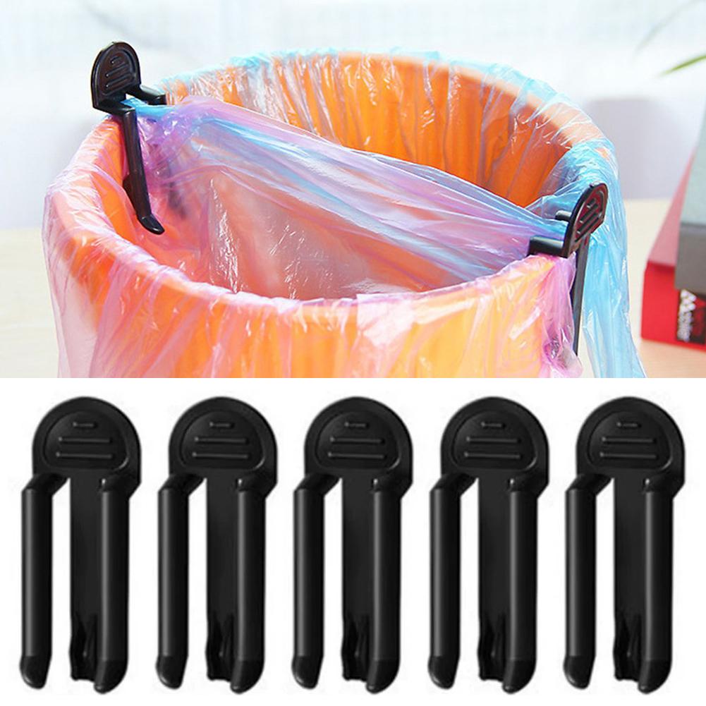 Compost Bin - 2/5 Stuks Plastic Afvalzakclip Vaste Afvalbakhouder