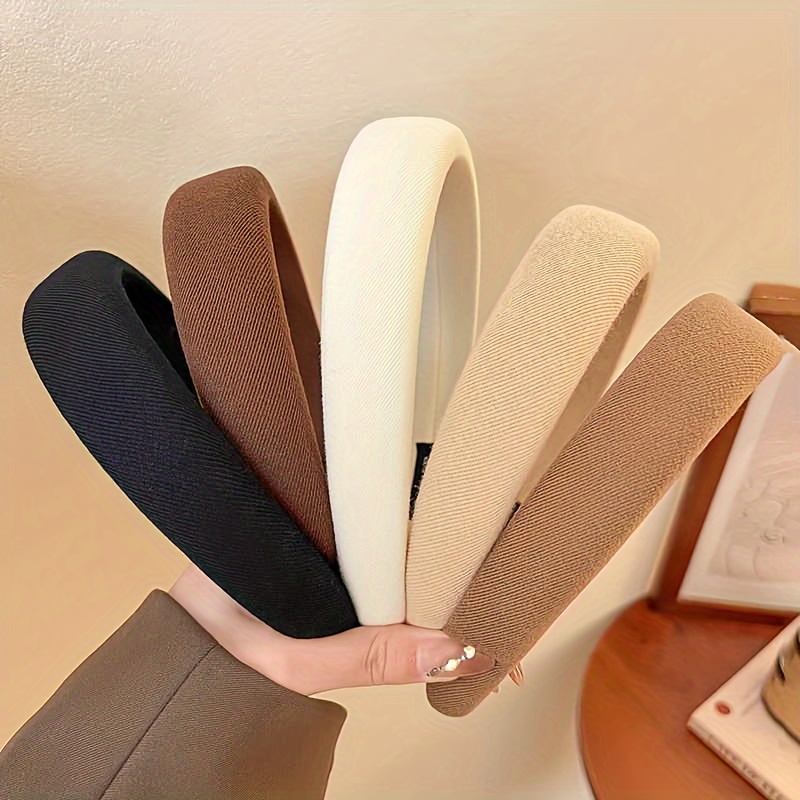 Eco Sponge - Wilde effen kleur spons hoofdband voor