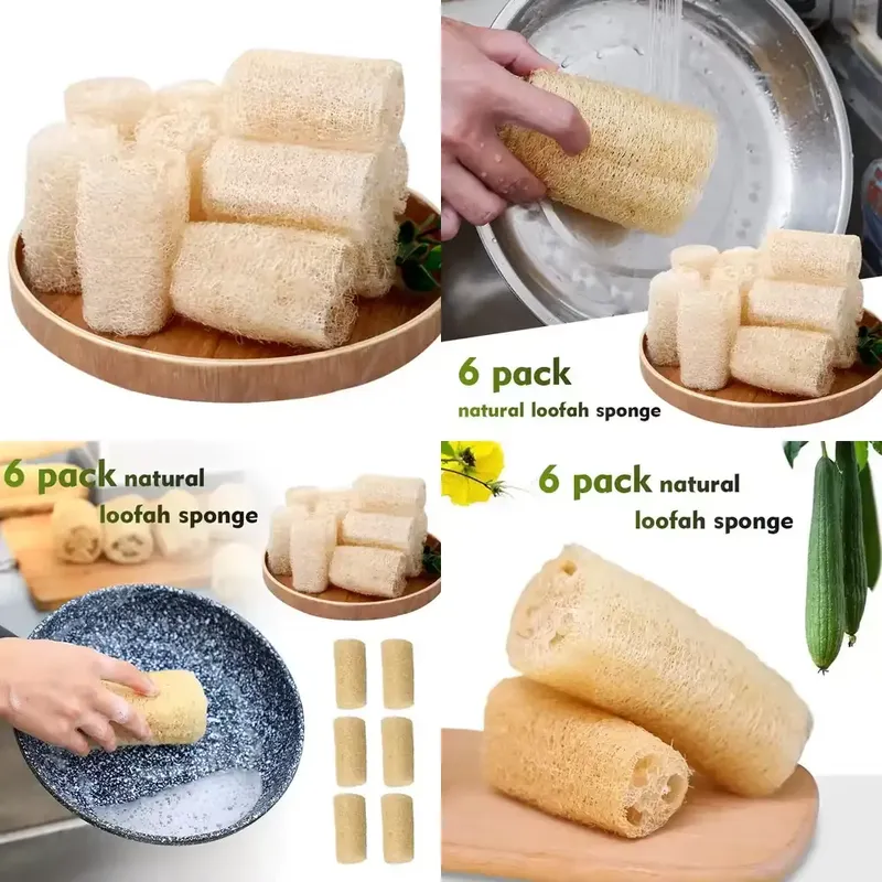Eco Sponge - 2026 Nieuwste Natuurlijke Loofah Luffa Spons