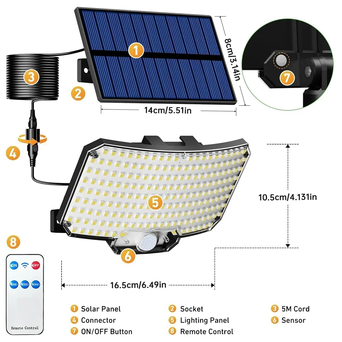 234LED zonne-buitenverlichting - Solar Garden Light recensie en prijs