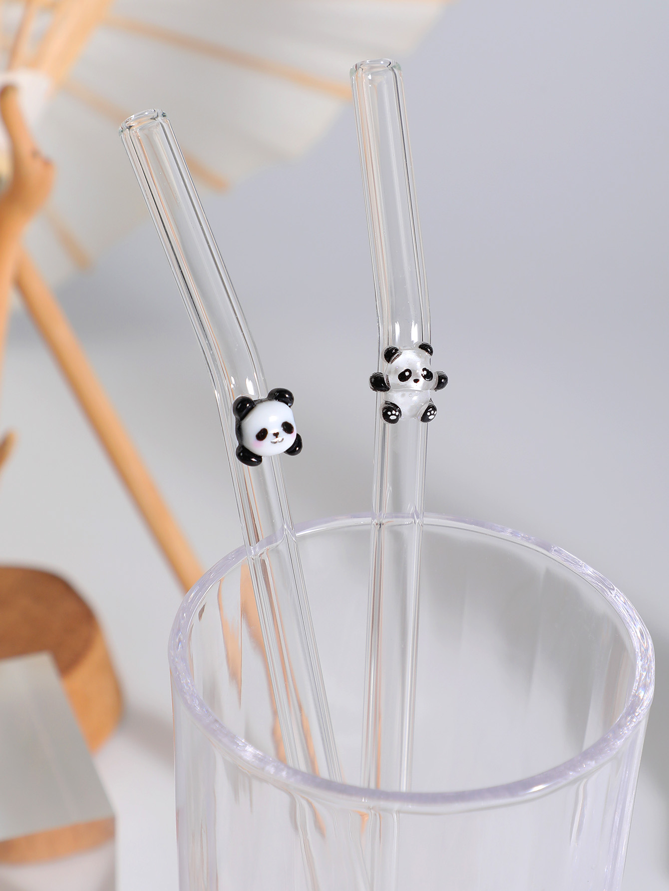 4/7PCS Panda Design herbruikba - Reusable Straw recensie en prijs