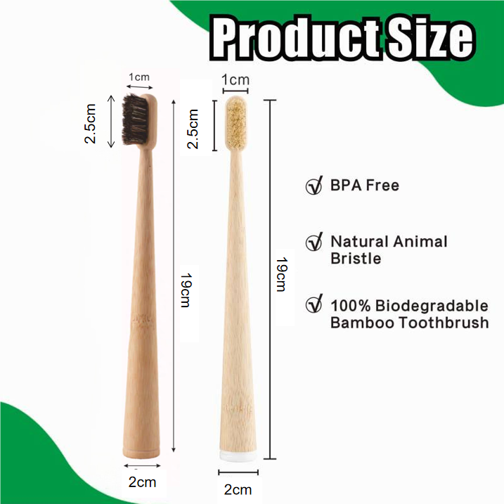 4-pack tandenborstels van zwij - Bamboo Toothbrush recensie en prijs