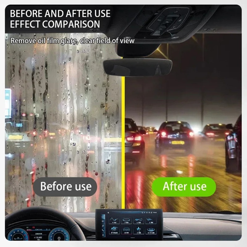 Niet-toxische autoglas-oliefil - Eco Sponge recensie en prijs