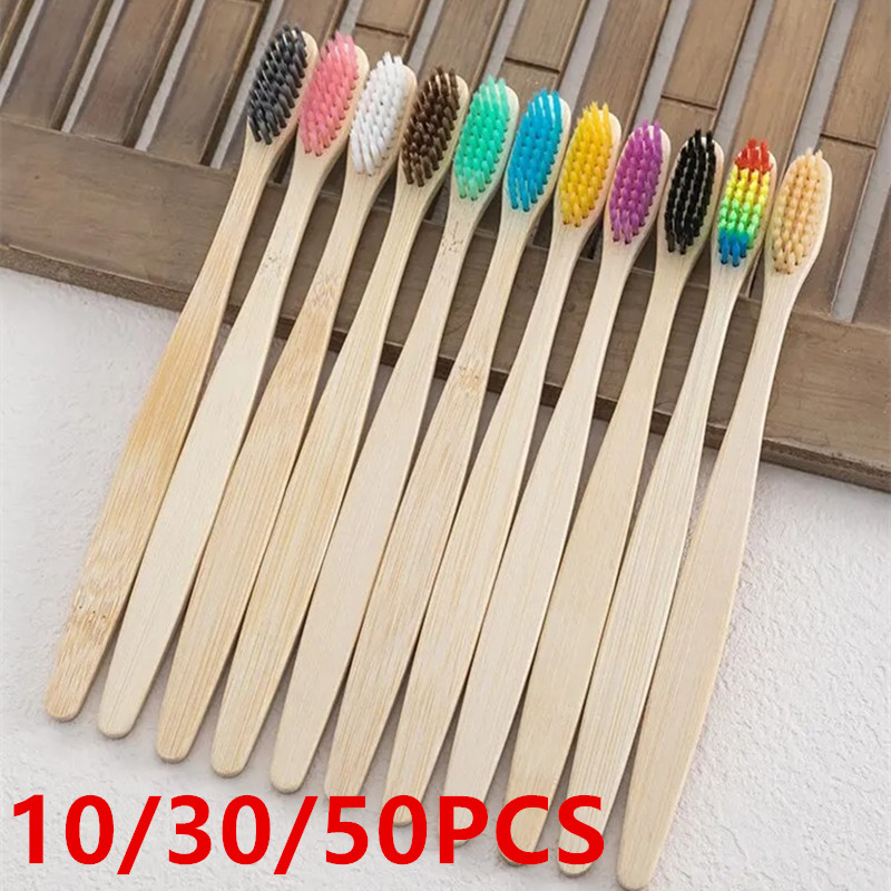 10-pack natuurlijke bamboe tan - Bamboo Toothbrush recensie en prijs