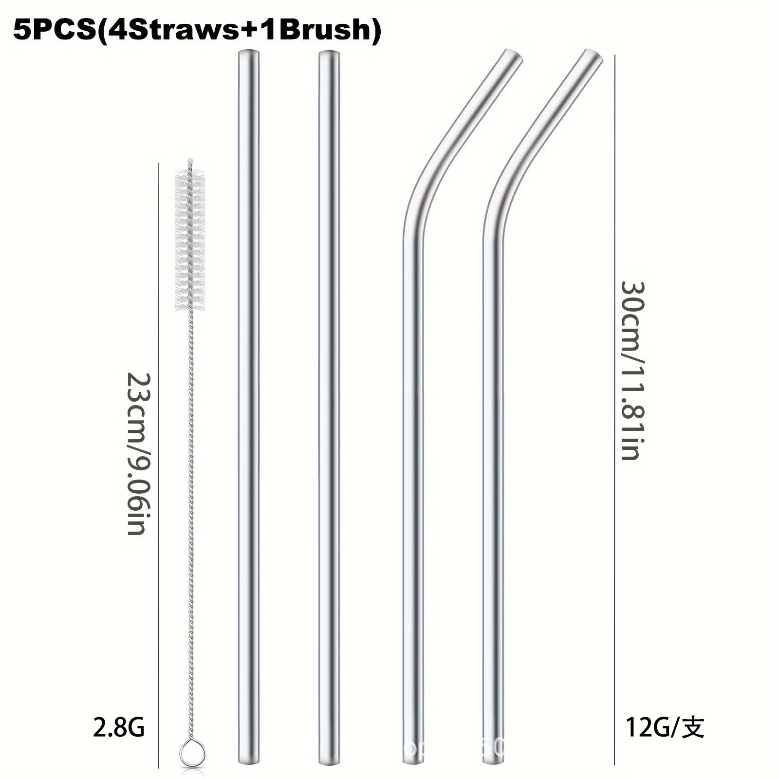 30 cm Rietjes Herbruikbare Roe - Reusable Straw recensie en prijs