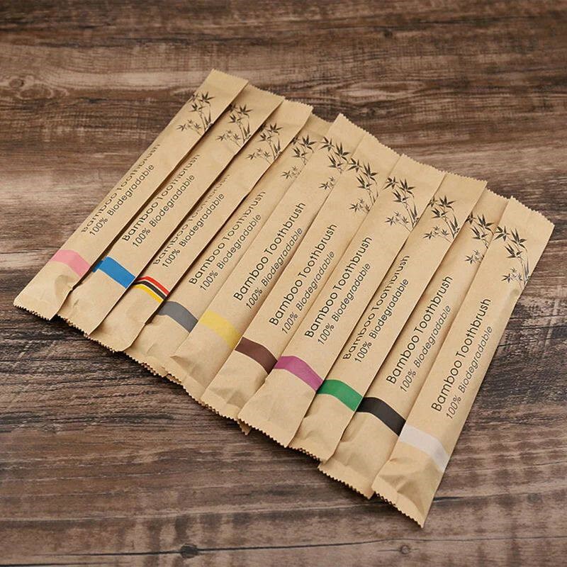 Willekeurige kleur 5/10 stuks  - Bamboo Toothbrush recensie en prijs