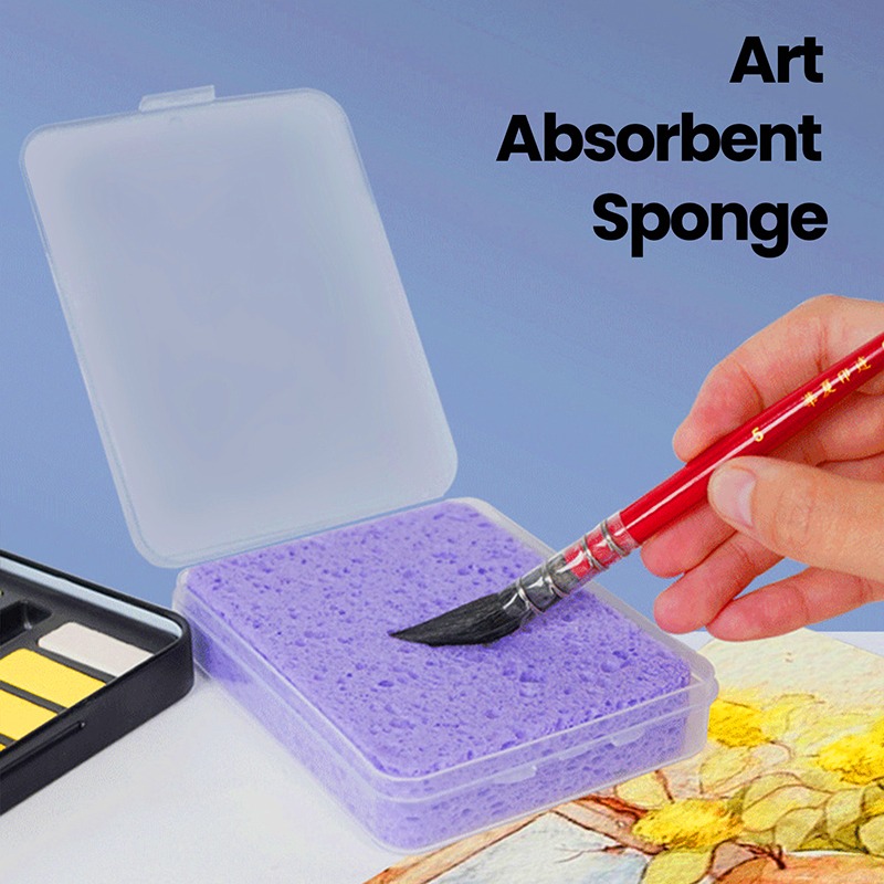 Verpakte aquarelverf schilders - Eco Sponge recensie en prijs