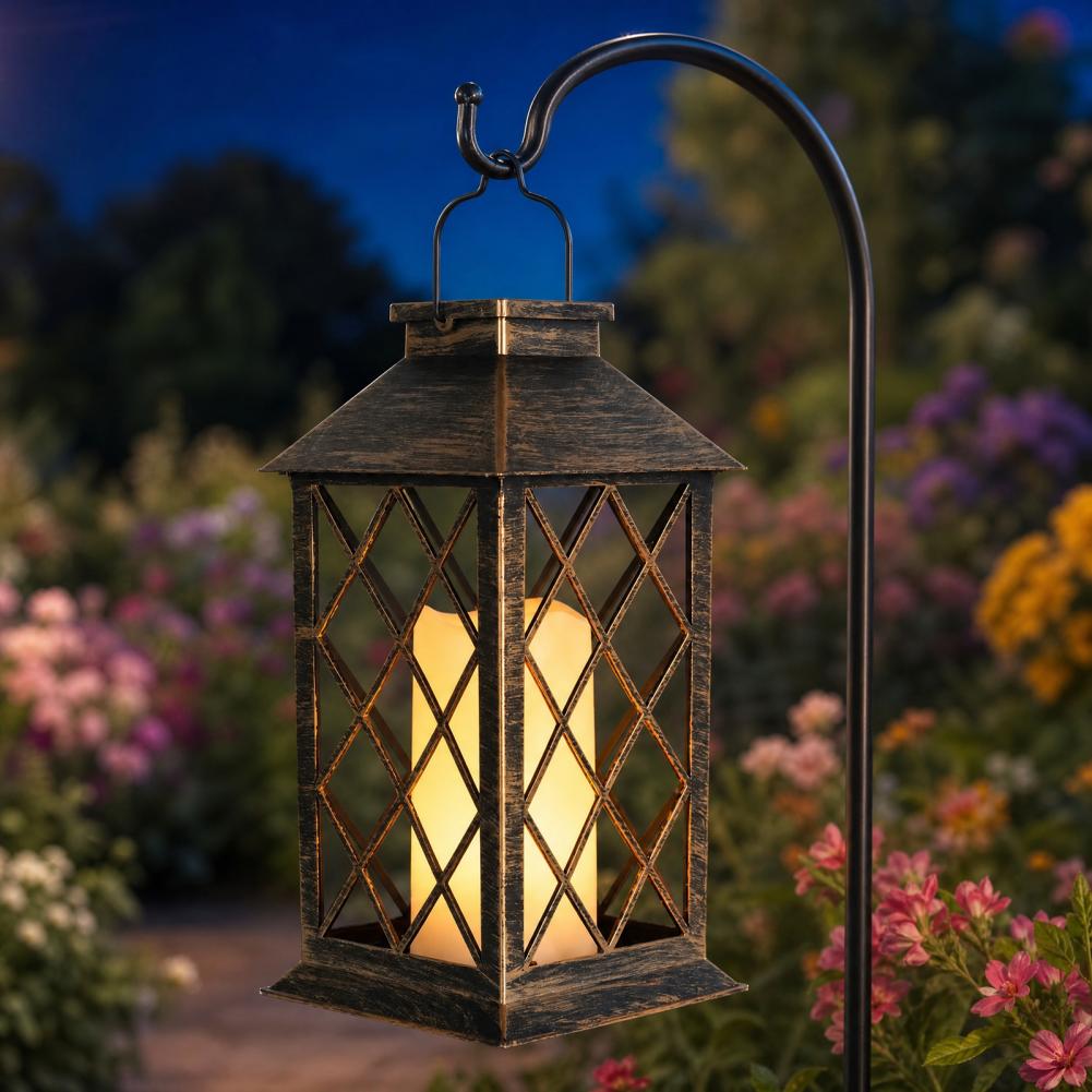 Retro zonnelantaarn, zonne-ene - Solar Garden Light recensie en prijs
