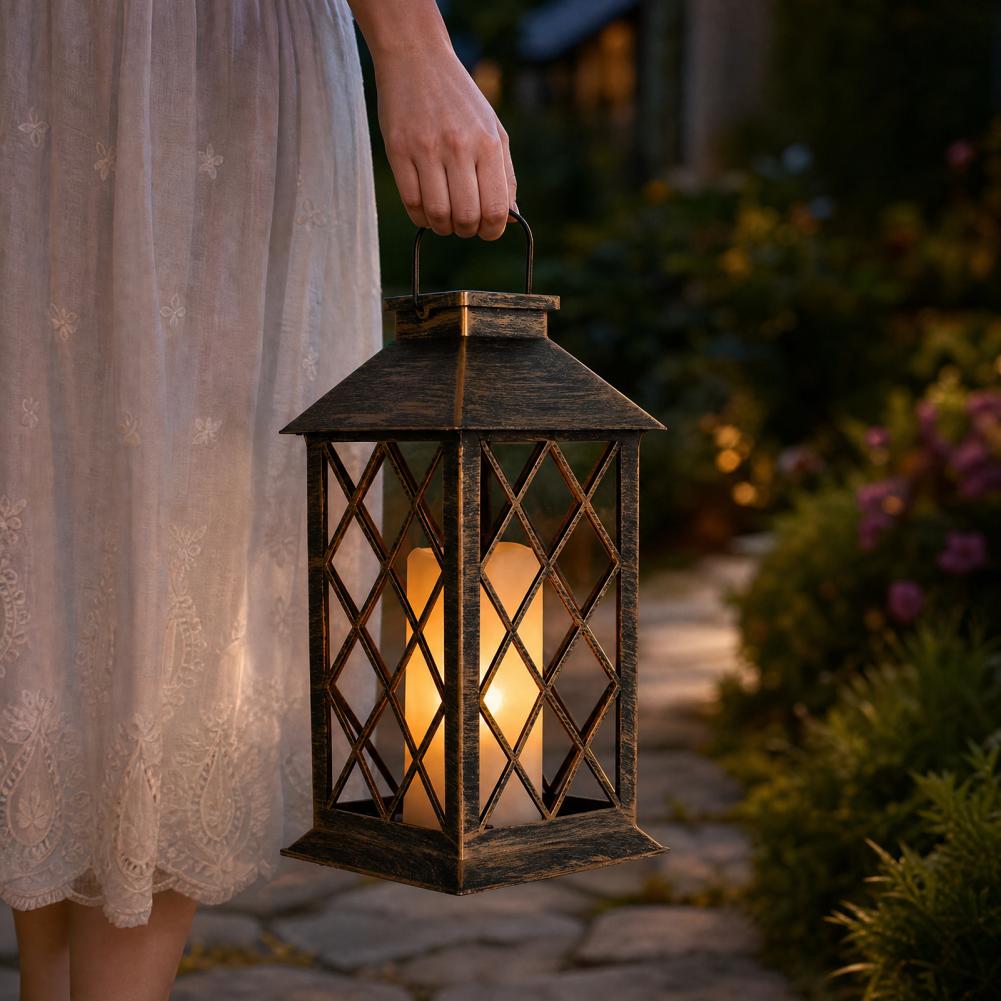 Retro zonnelantaarn, zonne-ene - Solar Garden Light recensie en prijs
