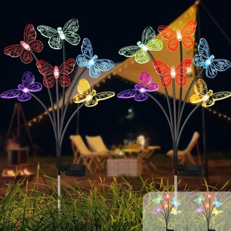 Vlinderlampen op zonne-energie - Solar Garden Light recensie en prijs