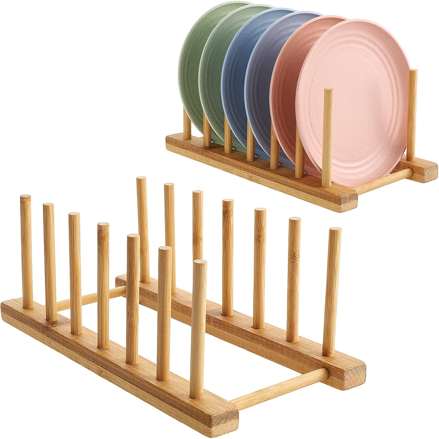 1 pcs/2 pcs Bamboe Afdruiprek, - Bamboo Cutlery recensie en prijs