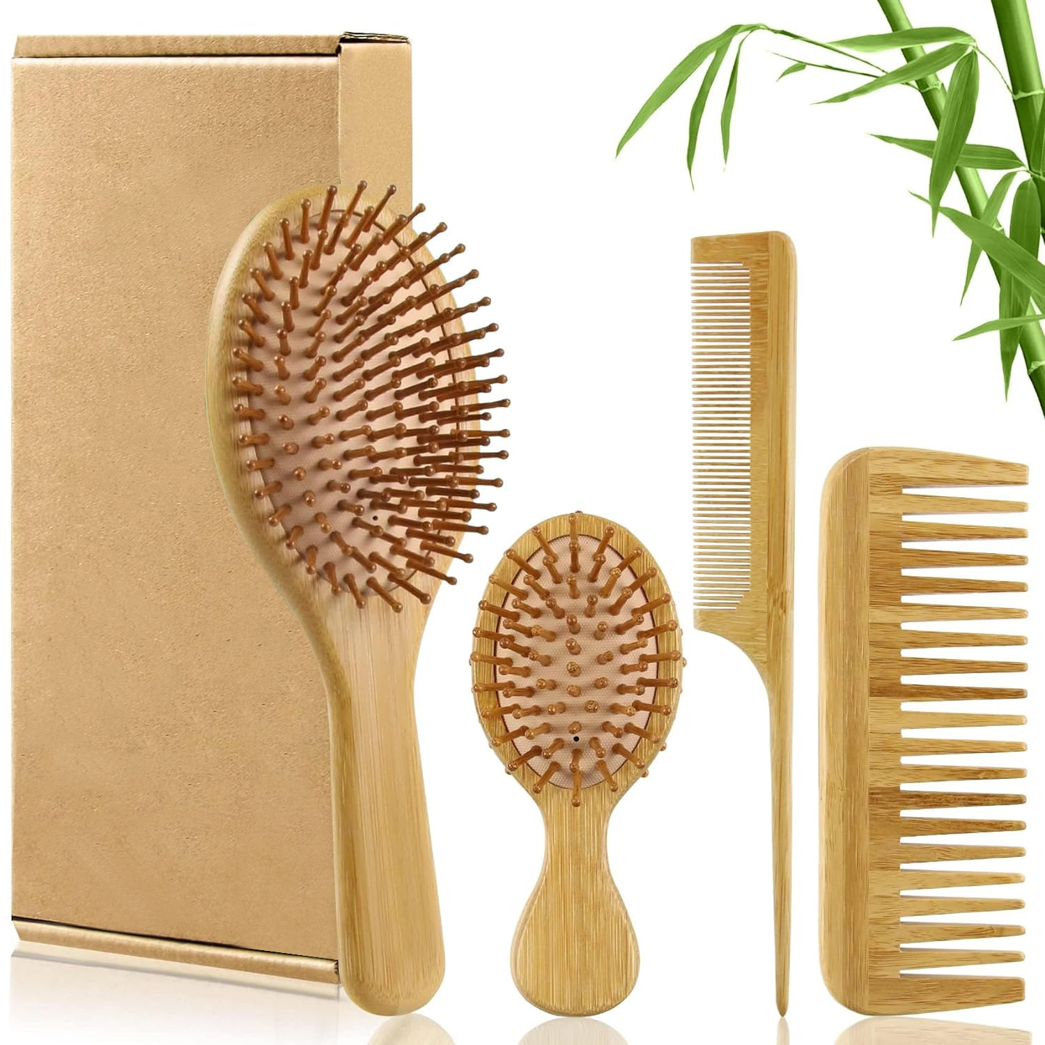 Bamboe Haarborstel- en Kamset  - Bamboo Toothbrush recensie en prijs